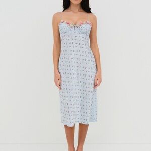 NWT for Love & Lemons
Aurelia Midi Slip Dress